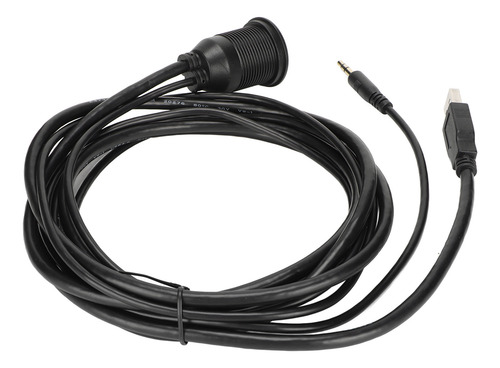 Cable Empotrado Para Montaje En Coche, 2 M, Usb 3.0, Aux Dc,