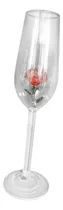 Comprar Cristalería De Con Rosa Interior En El Interior De La Taza