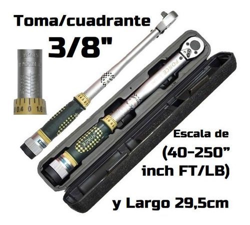 Llave De Torque Dimamometrica Torquimetro Para Dados Proupgo