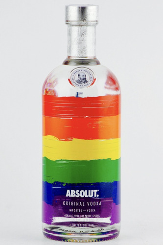 Absolut Vodka Pride Bottle