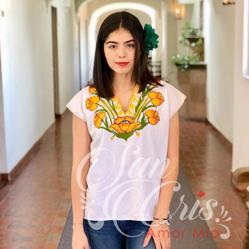 Lote 10 Blusas Artesanal Típica Mexicana Bordada Chiapas X. | Meses sin intereses Lote 10 Blusas Artesanal Típica Mexicana Bordada Chiapas X. | Meses sin intereses