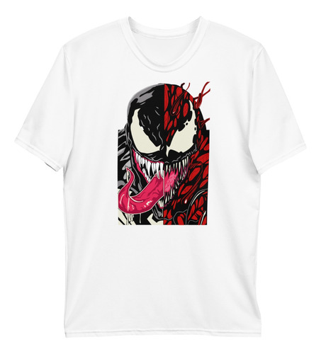Playera Dualidad Venom Y Carnage Enemigos De Spiderman 