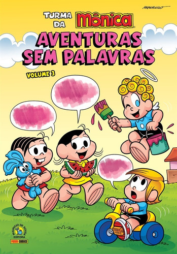 Turma da Mônica: Aventuras sem Palavras vol.03, de Mauricio de Sousa. Editora Panini Brasil LTDA, capa dura em português, 2020
