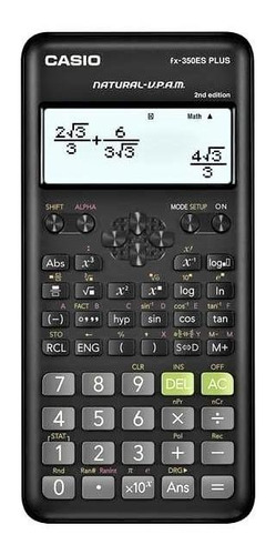 Calculadora Casio Cientifica Fx-350es Plus 2 + 252 Funciones