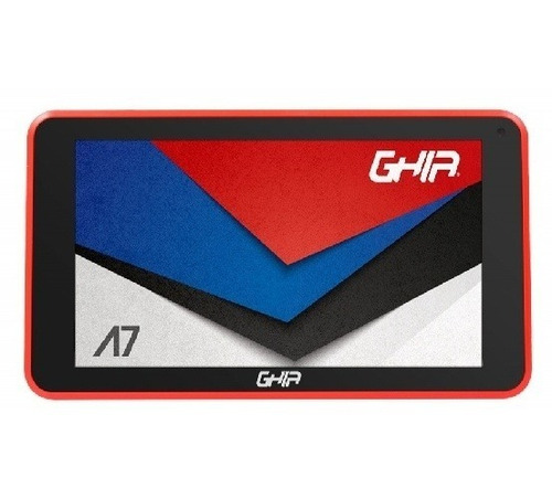 Tablet Ghia 7 pulgadas A7 16GB Almacenamiento 1GB Ram BT Wifi Android Roja