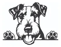 Comprar Calco Perro Fox Terrier Vinilo Auto Motos Termos Notebook