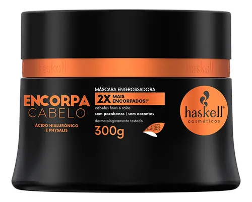 comprar Máscara Haskell Engrossadora Encorpa Cabelo 300g
