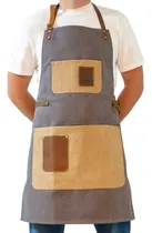 Comprar Delantal Para Asar, Delantal De Cocina De Lona Ajustable, Ta