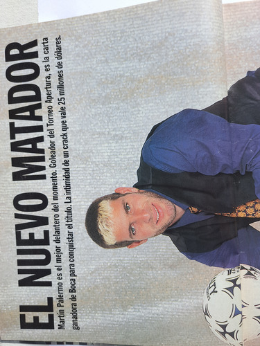 El Gráfico '98 Martin Palermo - Boca Juniors