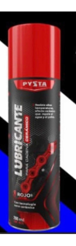 Lubricante De Cadena Para Moto Bicicleta Color Rojo 260 Ml