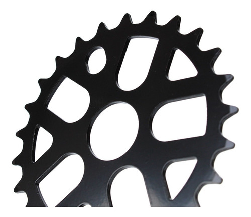 Imagen 3 de 5 de Plato Bmx Acero 25t Dientes ¡freestyle Street Park! Negro