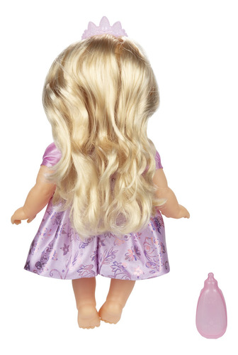 Muñeca De La Princesa Rapunzel De Disney Con Botella Y Tiara