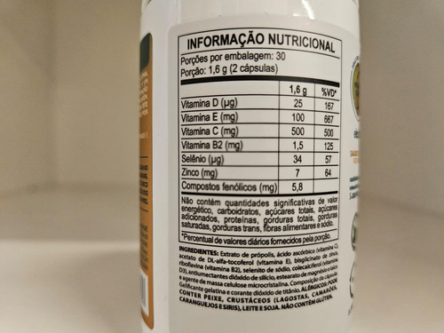 3x K'psula Imunese- Vit. C- Vit. D- Vit. E- Selênio E Zinco