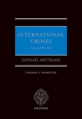 Libro International Crimes: Volume I: Genocide - Guenael ...