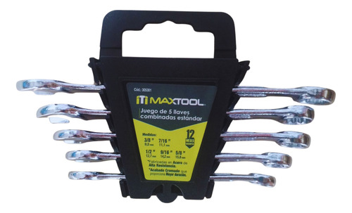 Llave Mixta Jgo Maxtool 5pz Std 305301