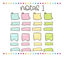 Comprar Papeles Fondos Digitales - Clipart - Notas 1