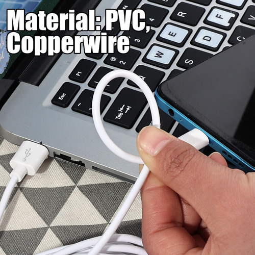 Cable Micro Usb De 1 A 10 Piezas, Cable De Datos De Carga Rá