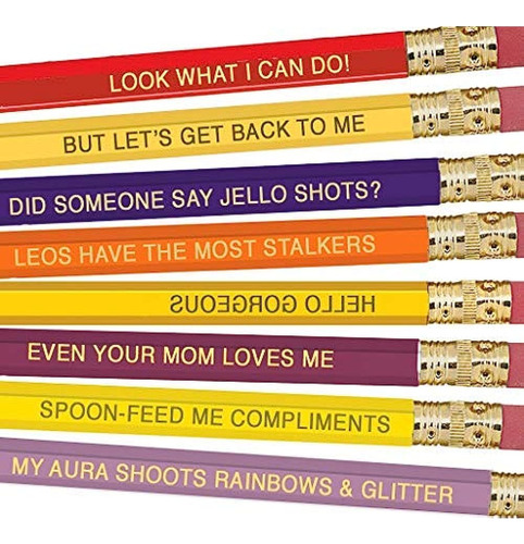 Whiskey River Astrology Pencil Set (leo (23 De Julio - 22 De