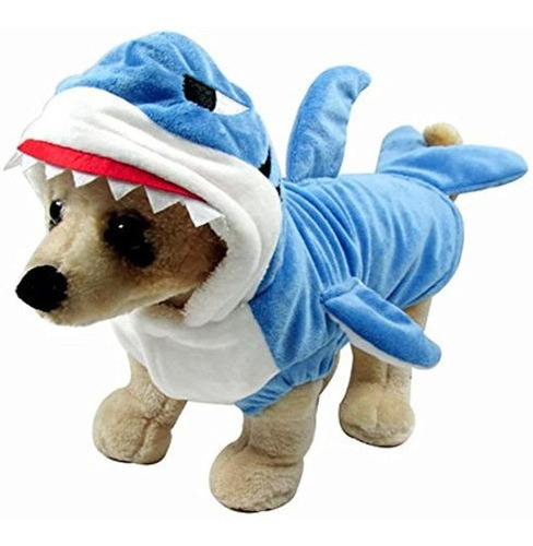 Worderful Halloween Dog Shark Coat Pet Winter Costume Holida