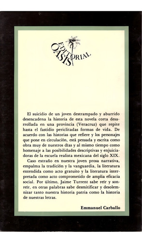Los Encantados, De Turrent Jaime. Editorial Editorial Oasis, Tapa Blanda, Edición 1 En Español, 1982