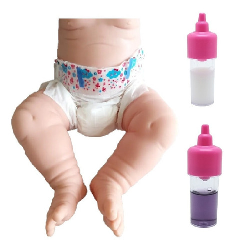 Imagem 4 de 6 de Kit C/ 50 Fralda Boneca My Little Baby Alive E Outras + Brin