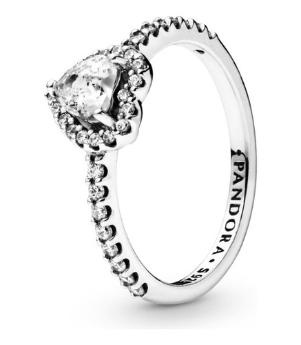 Pandora Anillo Corazón Elevado Original Plata S925