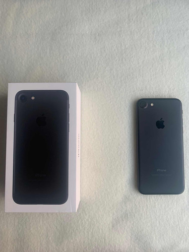 iPhone 7 Negro Usado 32gb Libre Imei Legal Huella Y Caja