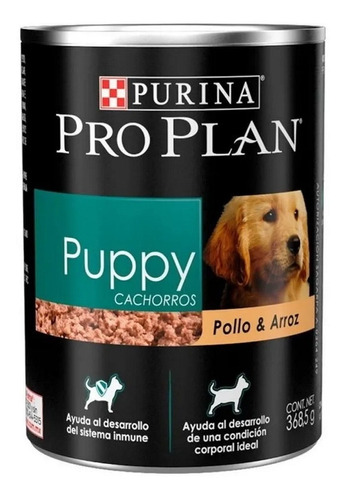 Alimento Proplan Enlatado Perro Cachorro Pollo 368gr (13 Oz)