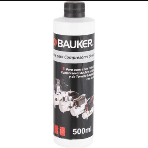 Aceite Para Compresor 500ml Bauker