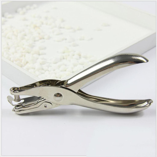 De Papel Com Furo Único 3mm 3mm Prata