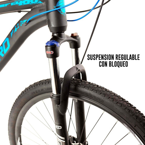 Imagen 7 de 9 de Bicicleta Mtb Firebird Aluminio R29 21v Shimano Susp Bloqueo