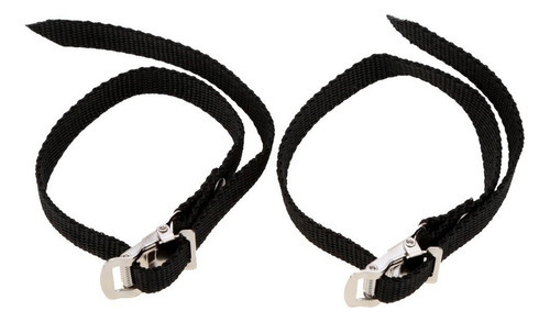 1 Par Pedal Clips De Pies For Bicicleta Ciclismo Correa De