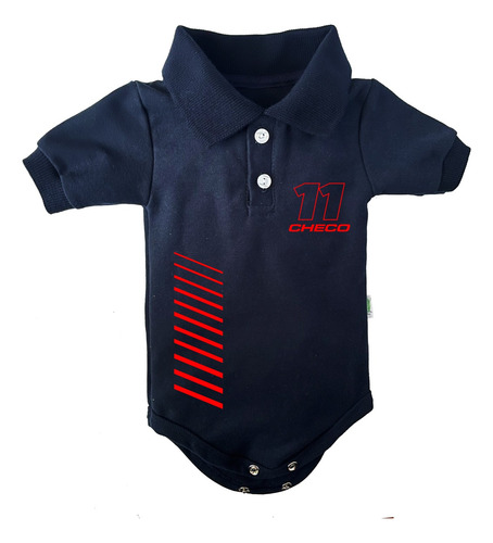 Pañalero Personalizado Tipo Polo - Disfraz Piloto F1 