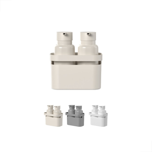 Set organizador y dispensador de ropa Flow de 500 ml, color beige