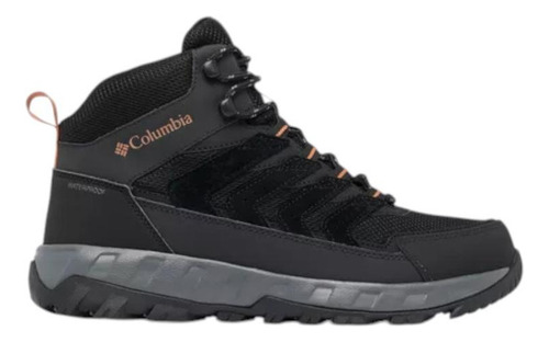 Botín Hombre Columbia Strata Trail Mid Waterproof Negro