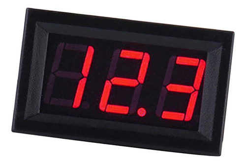 Monitor Digital De Voltímetro De 0,56 Polegada Voltímetro
