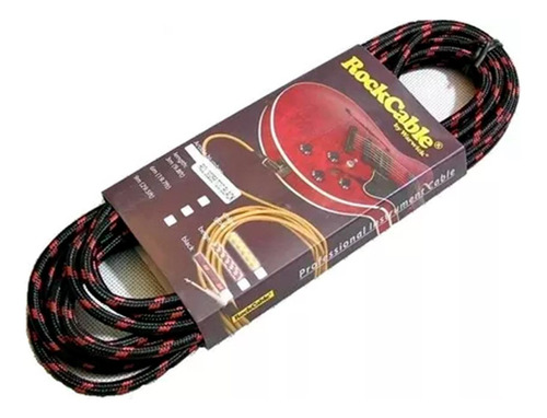 Cable Trenzado Para Instrumento De 6 M Rcl 30256 Tc C-black 