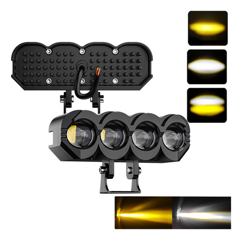 Faros Leds Auxiliares Tres Modo Universal 60000 Lm Moto,1pzs