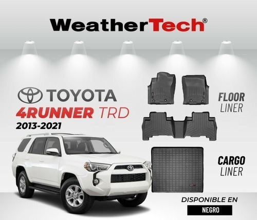 Alfombras Weathertech Toyota 4runner Trd 2013-2022
