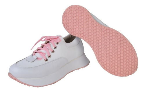Imagen 6 de 6 de Zapatillas Urbanas De Mujer De Cuero Panter - Ferraro