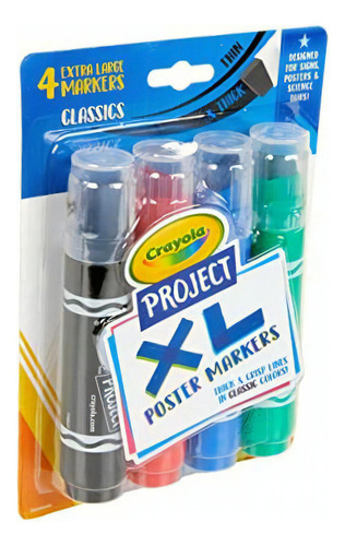 Crayola Marcadores Xl Para Póster,