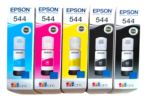 Tinta Epson Pack 544 2 Negro Más 3 De  Colores