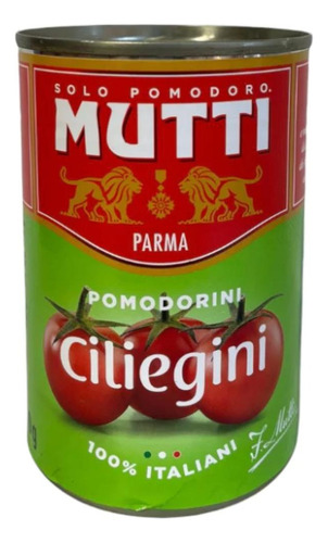 Tomate Cherry Polpa Pomodorini Ciliegini - Mutti - 400 Grs
