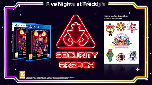 Five Nights At Freddy S Security Breach Ps4 Videojuego