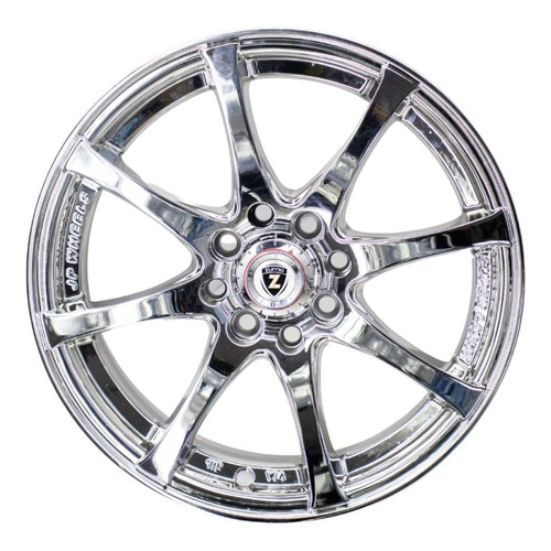 Jogo De Roda Zuma Wheels Aro 15 Modelo 358 Hch 4x100/108 Cor cromo ecologico