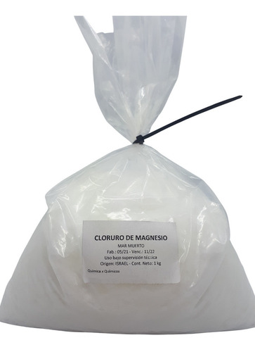 Imagen 1 de 9 de Oferta! Cloruro Magnesio 5 Kg Mar Muerto Quimicaxquimicos