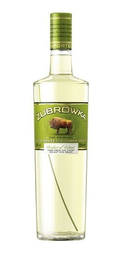 Imagen 3 de 3 de Vodka Zubrowka Bison Grass Vodka, 40° 750cc