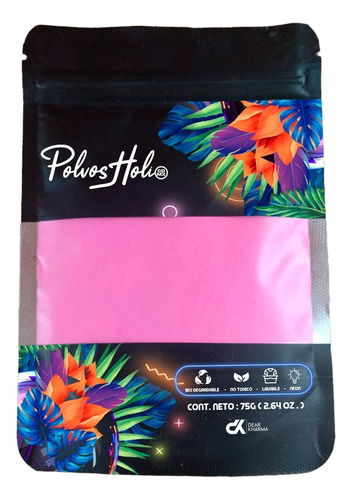 4 Bolsas De Polvo Holi Revelacion De Genero Azul Rosa 50 G Rosa Chicle