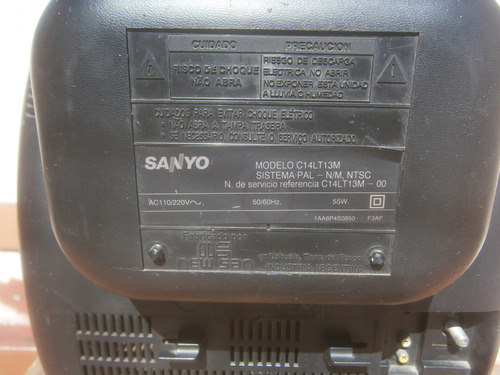 Tv 14 Sanyo C14lt13m Con Control Remoto --leer--texto (Usado)
