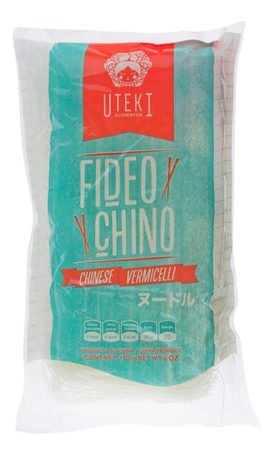 Fideo Chino Vermicelli Uteki 170gr De Frijol Y Chicharo
